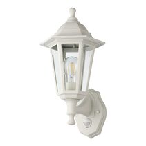 Duanera Outdoor Plastic Wall Light White With Sensor IP44 - 205467N