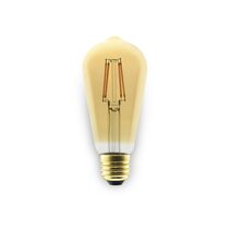 Filament Amber ST64 LED 5W E27 Dimmable / Warm White - AT9480/ES/WW/GC