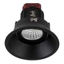 Lyra Deep Tilt 6W Recessed Triac Dimmable LED Downlight Black / Quinto - HCP-81220106