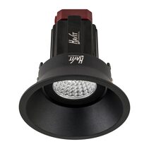 Lyra Deep Tilt 9W Recessed Triac Dimmable LED Downlight Black / Quinto - HCP-81220109