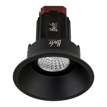 Lyra Deep Fixed 9W Recessed Triac Dimmable LED Downlight Black / Quinto - HCP-81220409