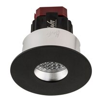 Lyra 6W Round Pinhole Recessed Triac Dimmable LED Downlight Black / Quinto - HCP-81220706