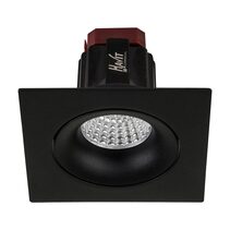 Lyra 6W Square Tilt Recessed Triac Dimmable LED Downlight Black / Quinto - HCP-81220906