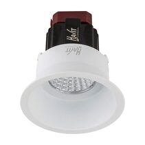 Lyra 6W Round Deep Fixed Recessed Triac Dimmable LED Downlight White / Quinto - HCP-81320306