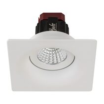 Lyra 6W Square Tilt Recessed Triac Dimmable LED Downlight White / Quinto - HCP-81320806