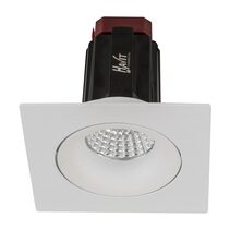 Lyra 9W Square Tilt Recessed Dali Dimmable LED Downlight White / Quinto - HCP-81340909