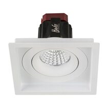 Lyra 6W Square Tilt Recessed Triac Dimmable LED Downlight White / Quinto - HCP-81321006