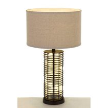 Hasit 1 Light Table Lamp Black / Coffee - HASIT TL-BK+COF
