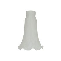 Lily Lampshade Replacement Glass Only - White