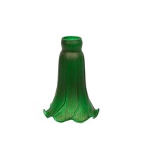 Lily Lampshade Replacement Glass Only - Green