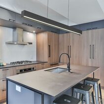 Navaro II 40W Dimmable 1200mm LED Pendant Black / Tri-Colour - NAVARO2 PE120-BK