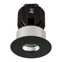 Lyra 17W Round Pinhole Recessed Triac Dimmable LED Downlight Black / Quinto - HCP-81220717