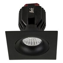 Lyra 17W Square Tilt Recessed Triac Dimmable LED Downlight Black / Quinto - HCP-81220917