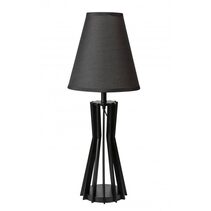Como 1 Light Table Lamp Black - COMO-T/L BLK