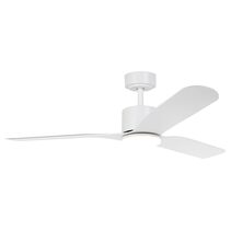 Iluka 52" DC Ceiling Fan With 20W Dimmable LED Light Matt White / Tunable - 20537801
