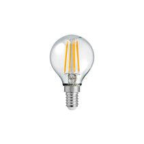 Filament Clear Fancy Round LED 4W E14 Dimmable / Warm White - F414-G45-C-30K