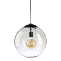 Catino 1 Light Pendant Small Black - CATINO-25 BLK