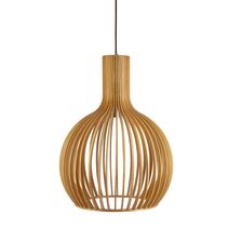 Guarin 1 Light Pendant Medium Wood - GUARIN-35 NATURAL WOOD