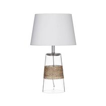 Drift Table Lamp Clear / Natural / White - XUTLAM001