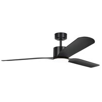 Iluka 60" DC Ceiling Fan With 20W Dimmable LED Light Matt Black / Tunable - 20538102