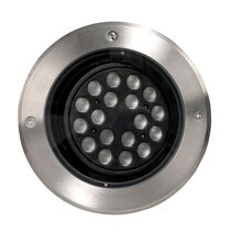 Altone 27W 24V DC Adjustable LED Inground Uplighter 316 Stainless Steel / Warm White - HCP-251273