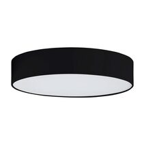 Maximus 30W Dali Dimmable LED Surface Mounted Oyster Matt Black / Tri-Colour - HCP-8923004