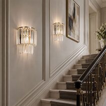 Karina 2 Light Wall Light Gold / Crystal - KARINA-A2 GLD