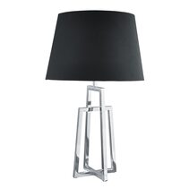 Charcoal Shade Table Lamp Silver / Grey - AU1533-CC-1