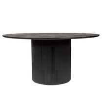 Arlo Round Dining Table 1.5m Black - B32820