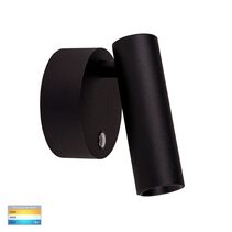 Lesen 5W Single Adjustable Dimmable Wall Light Black / Tri-Colour - HV3689T-BLK
