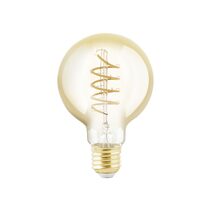 Filament G80 Amber 4W LED E27 Dimmable / Warm White - 110079