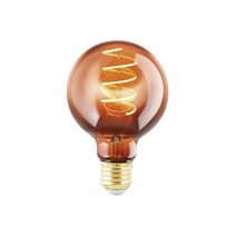 Filament G80 Copper Vaporised Spiral 4W LED E27 Dimmable / Warm White - 110091