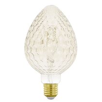 Decorative B95 2.5W LED E27 Dimmable Amber Pattern / Warm White - 110119