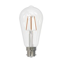 Filament ST64 Clear 5W LED B22 Dimmable / Warm White - 205423