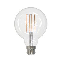 Filament G95 Clear 5W LED B22 Dimmable / Warm White - 205425