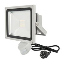 Ranger III 30W DIY LED Floodlight With Sensor Grey / Cool White - 20865/08