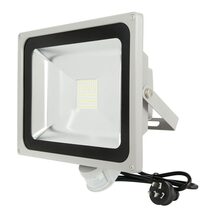 Ranger III 50W DIY LED Floodlight With Sensor Grey / Cool White - 20867/08