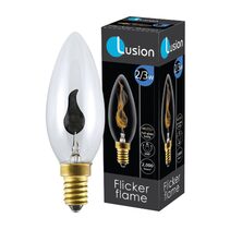 Halogen Candle Flicker Flame 2/3W E14 Dimmable / Warm White - LFFC3WSES