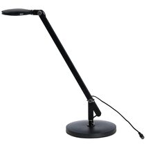 Solo Equipoise™ 6W LED Touch Dimmable Desk Lamp Black / Cool White - LST-BL