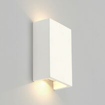 Retho 6W LED Up & Down Rectangular Plaster Wall Light Warm White - WL8429