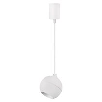Moon 6W/9W Dimmable LED Spot Pendant Matt White / Tri-Colour - 22777