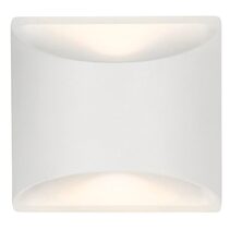 Binley 8W LED Up/Down Wall Light Matt White / Warm White - 21304/05