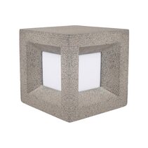 Sarno Concrete Terrazzo Cube Wall Light IP65 - 21828/08