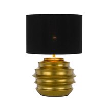 Aras Ceramic Table Lamp Gold - ARAS TL-GDBK