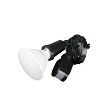 Starlight 12W LED Flood Light With Sensor Black / Tri-Colour - SPSK1000TC/BK