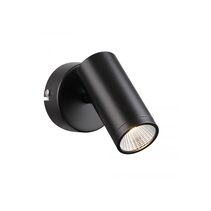 Xanthi 5W LED Single Spotlight Black / Warm White - LSLX-P1-BL