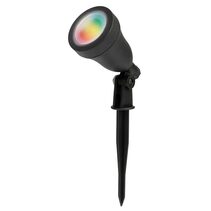 Smart Corymbia 3W Dimmable LED Spike Light Black / RGB - 20959/06