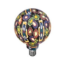 Boho Floral G125 LED 4W Decorative Painted Ambient - 21435/99