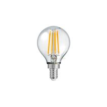Filament Clear Fancy Round LED 4W E12 Dimmable / Warm White - F412-G45-C-27K
