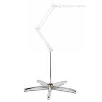 Equipoise™ 8W LED Touch Floor Lamp White / Cool White - LSG-WH + LSM-12-CH